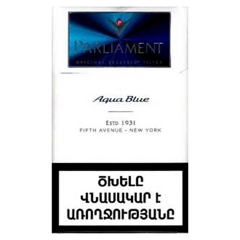 Ծխախոտ «Parliament» Aqua blue