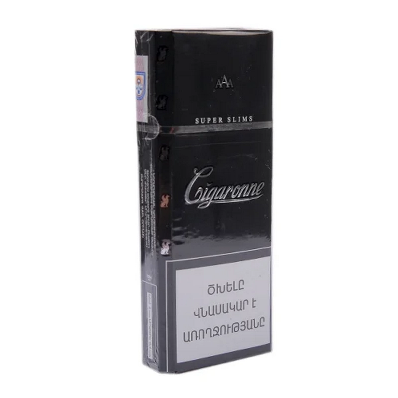 Ծխախոտ «Cigaronne» Super black