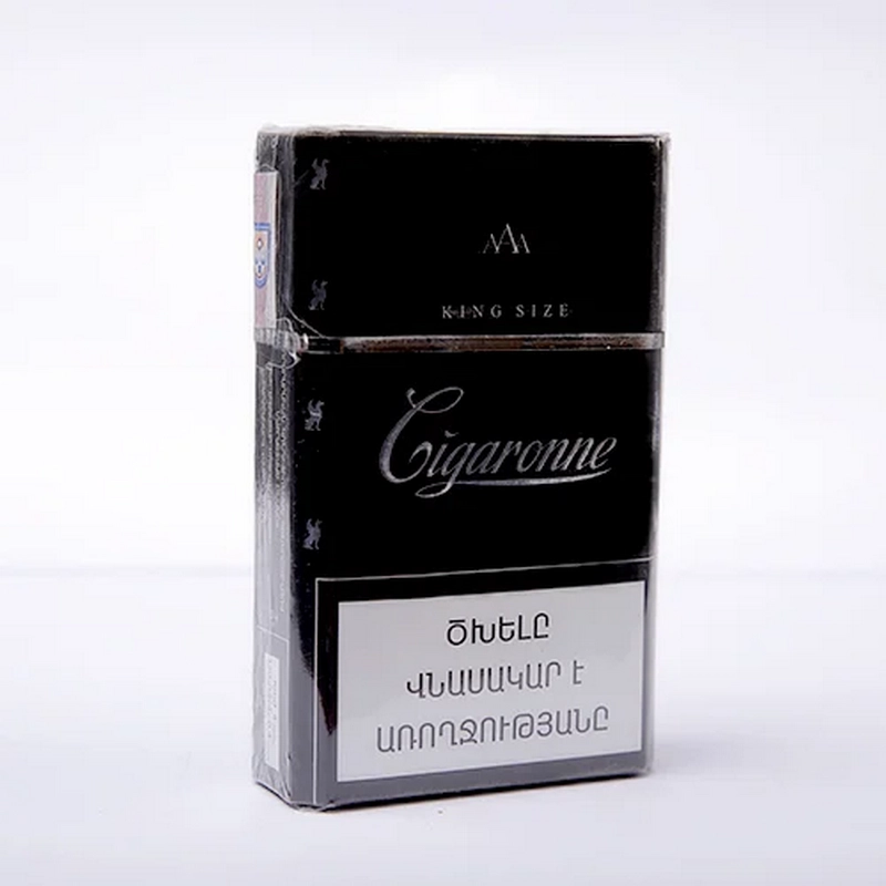 Ծխախոտ «Cigaronne» king size black