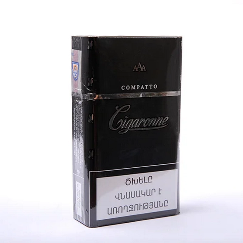 Ծխախոտ «Cigaronne» Compatto black
