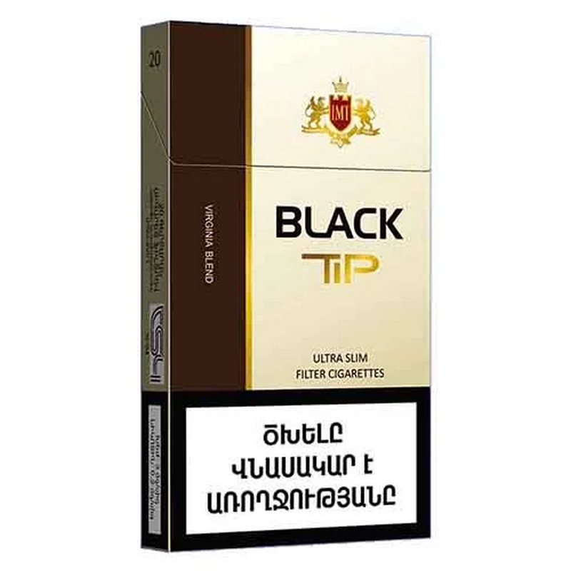 Ծխախոտ «Black tip ultra slim»