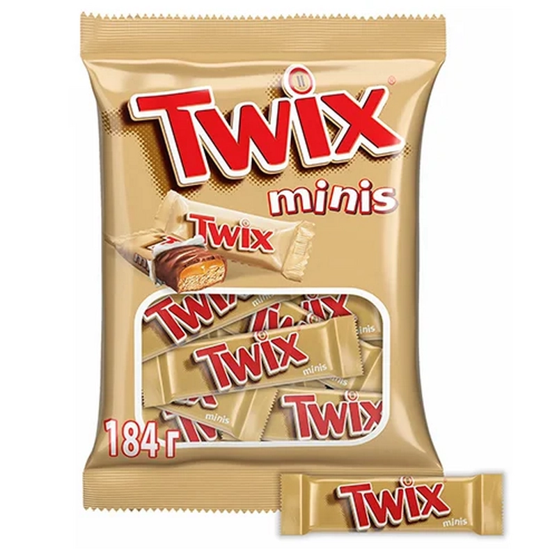 Շոկոլադե բատոն «Twix Minis» 184գր
