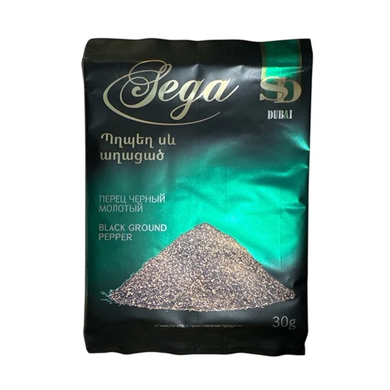 Սև պղպեղ «Sega» 30գր աղացած