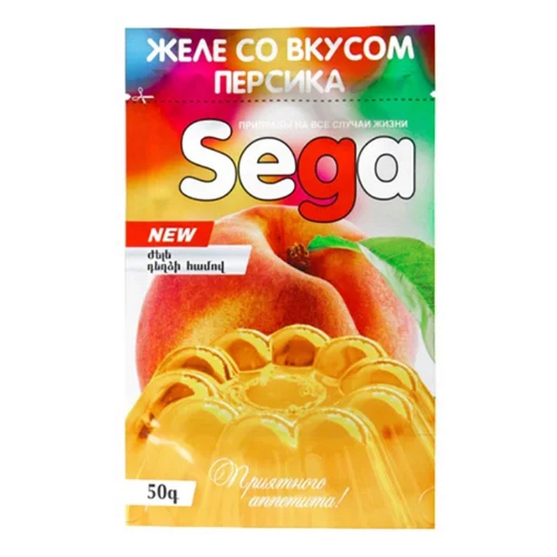 Ժելե «Sega» 50գր դեղձ