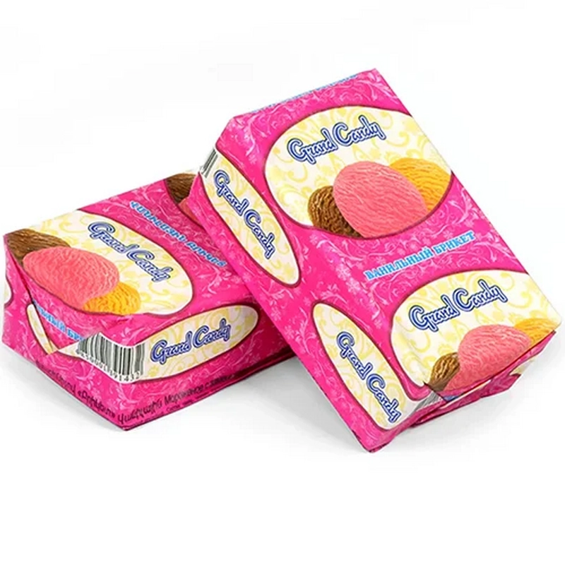 Պաղպաղակ «Grand Candy» 85գր Բրիկետ վանիլ