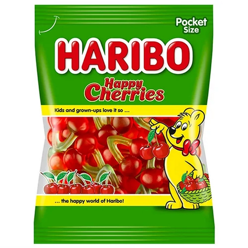 Ծամվող մարմելադ «Haribo» 80գր Happy Cherries