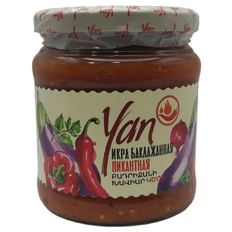 Բադրիջանի խավիար «Yan» 470գր կծու