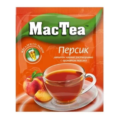 Լուծվող թեյի ըմպելիք «Mac Tea» 16գր դեղձ