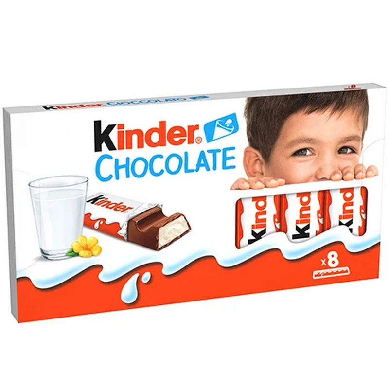 Շոկոլադե սալիկ «Kinder» 8հատ