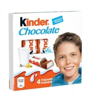Շոկոլադե սալիկ «Kinder» 4հատ