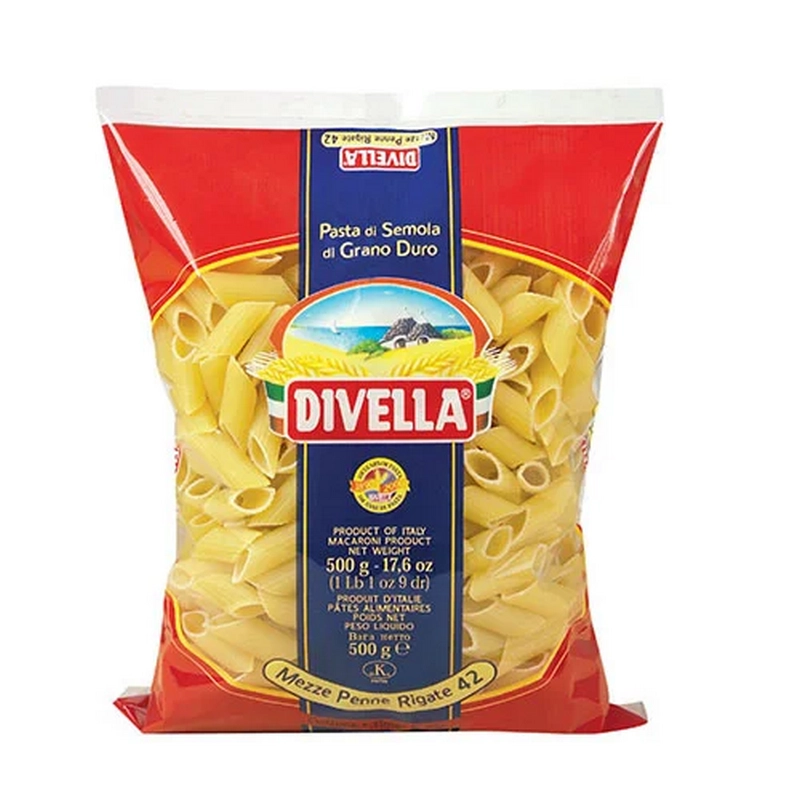 Մակարոն «Divella» 500գր «N42 Mezze Penne Rigate»