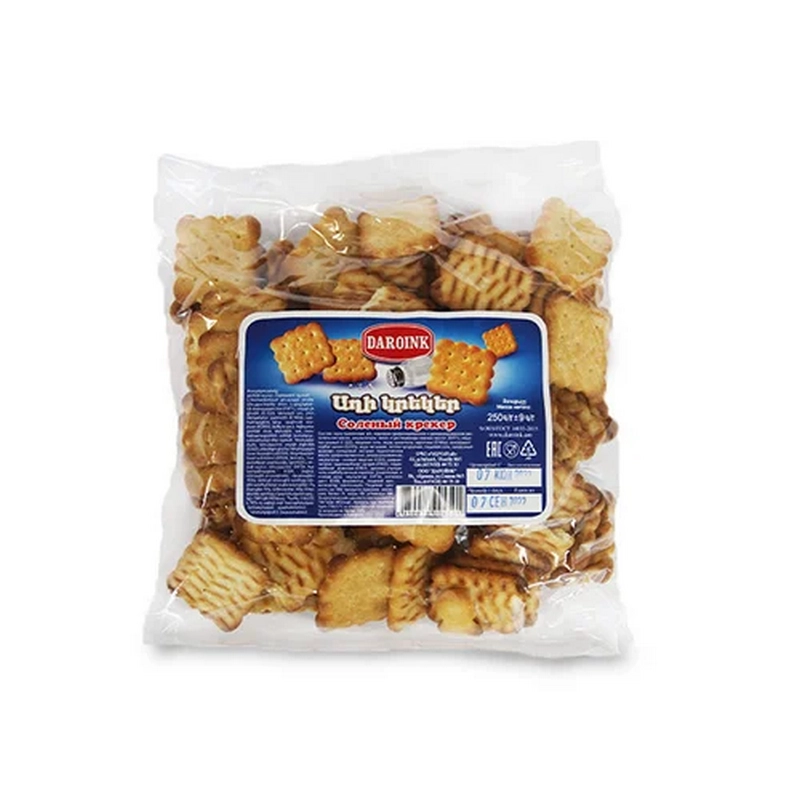 Աղի կրեկեր «Daroink» 250գր