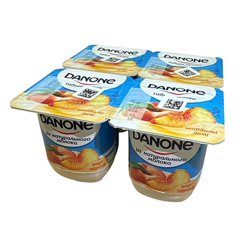 Յոգուրտ «Danone» 100գր դեղձ