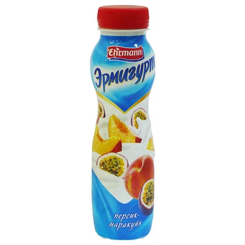 Ըմպելի յոգուրտ «Эрмигурт» 290գր դեղձ-մարակույա