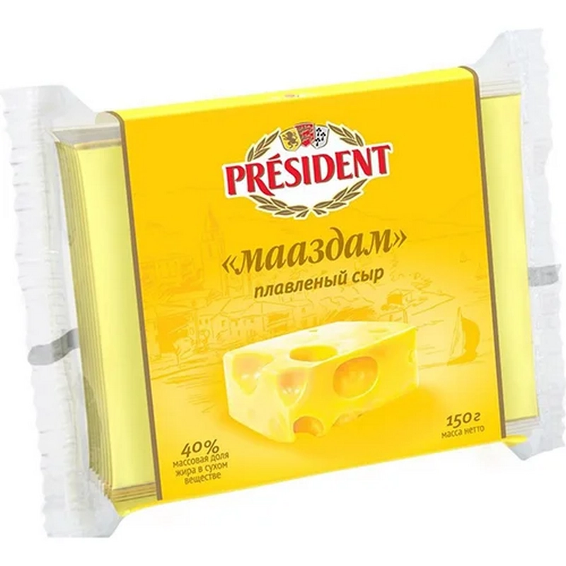Պանիր «President» 150գր Мааздам