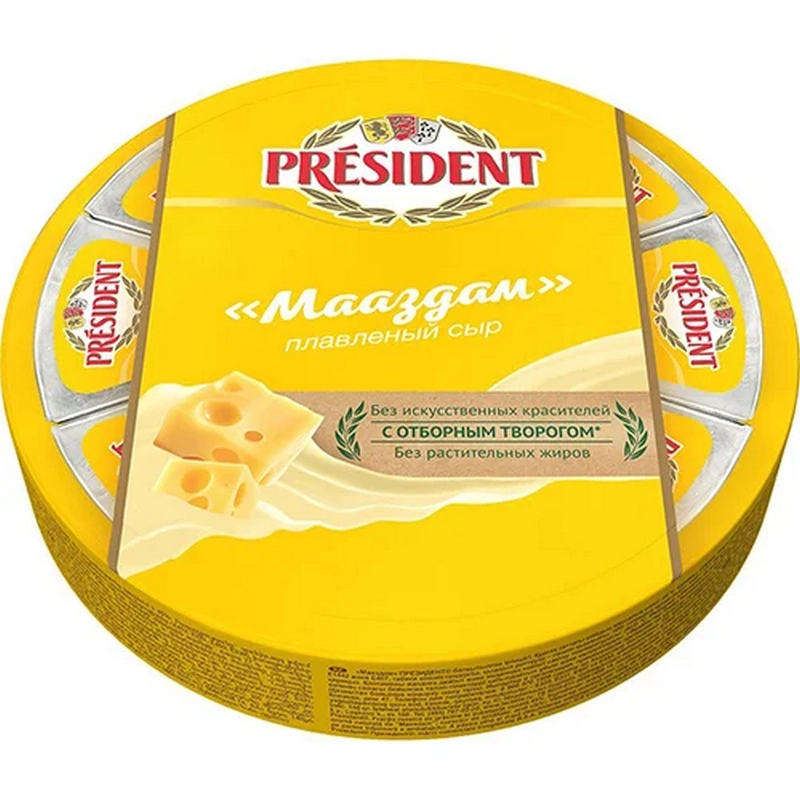 Պանիր «President» 140գր Мааздам