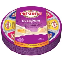 Պանիր «President» 140գր Ассорти