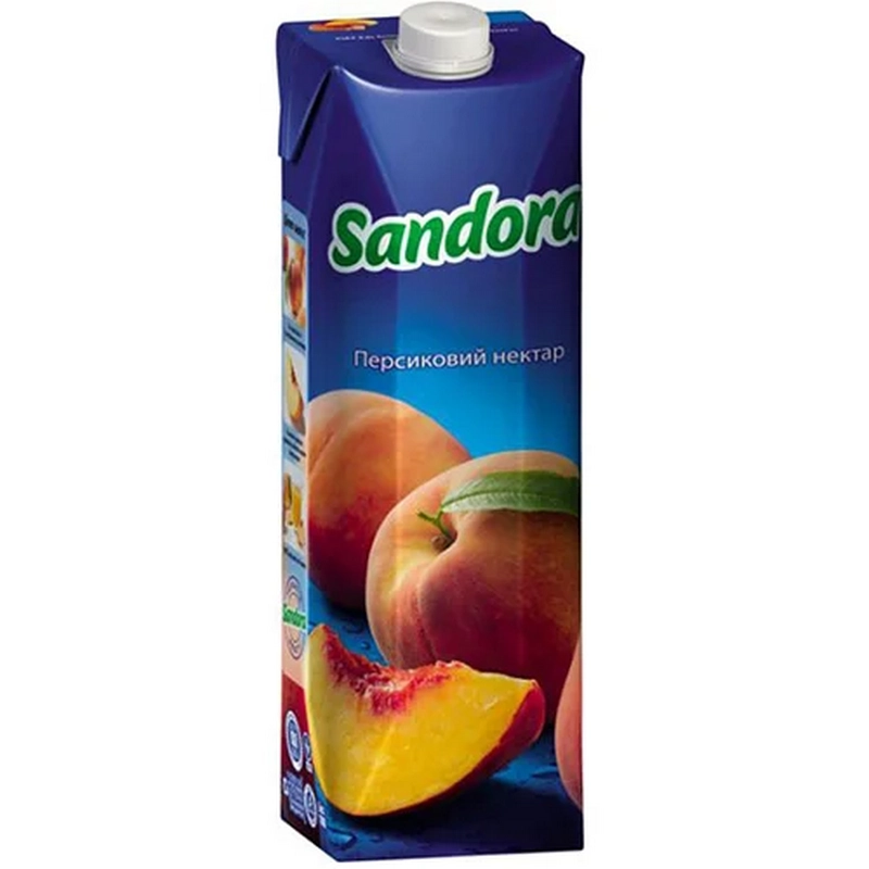 Հյութ «Sandora» 1լ դեղձ
