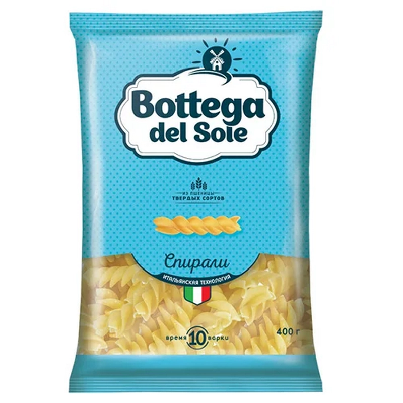 Մակարոն «Bottega del sole» 400գր «Fusilli»