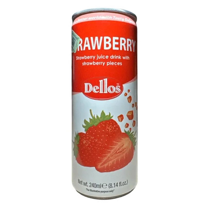 Ոչ ալկոհոլային հյութ «Dellos» 240մլ Strawberry