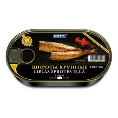 Շպռոտ «Барс» 175գր օվալ