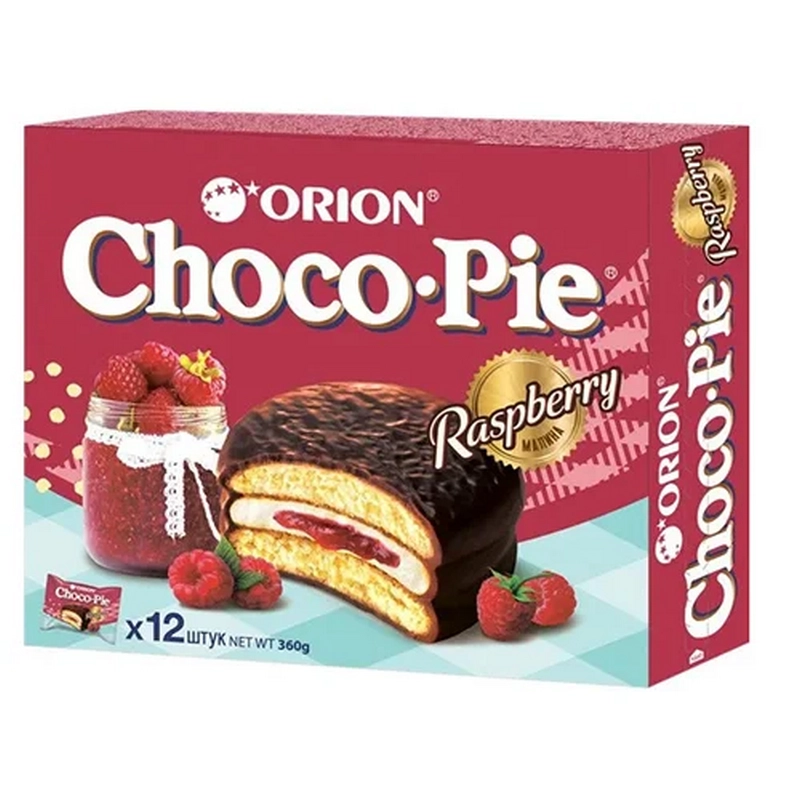Թխվածք «Choco•Pie» 360գր ազնվամորի