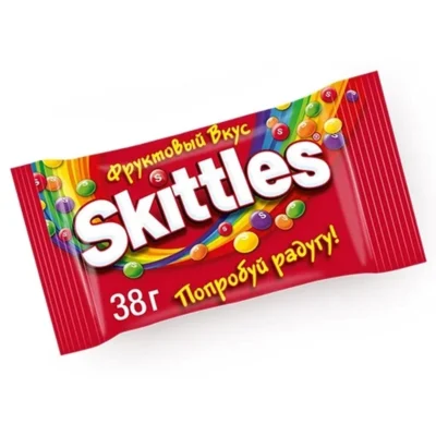 Դրաժե «Skittles» 38գր կարմիր