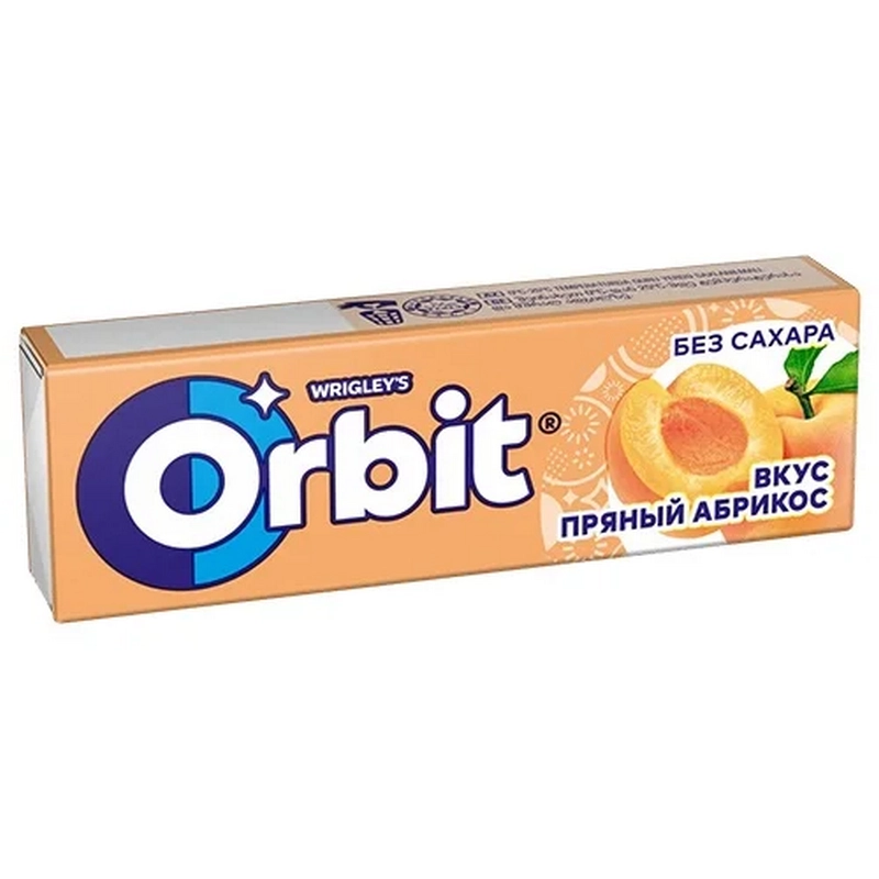 Մաստակ «Orbit» 13.6գր ծիրան