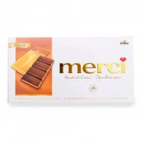 Շոկոլադե սալիկ «Merci» 100գր պնդուկ