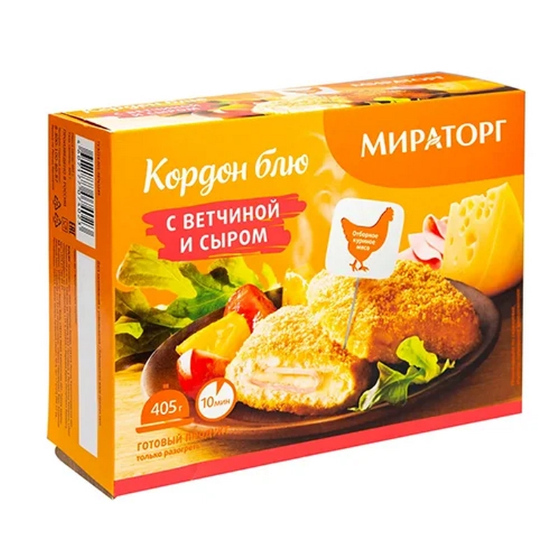 Կորդոն Բլյու «Мираторг» 405գր խոզապուխտ-պանիր