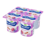 Յոգուրտ «Нежный» 100գր 5% ազնվամորի