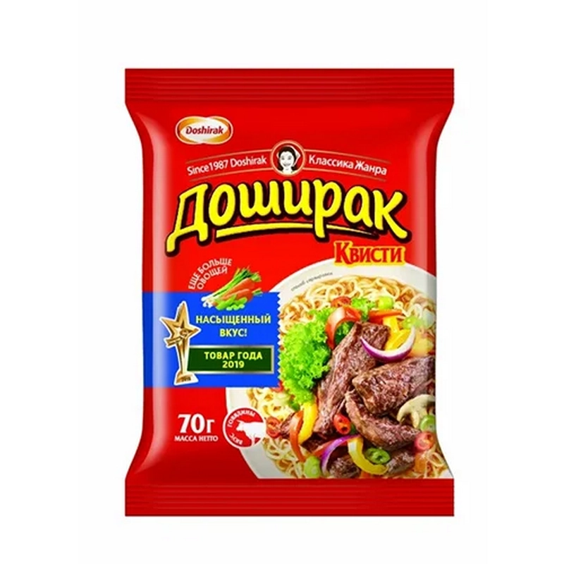 Վերմիշել «Доширак» 70գր տավարի մսի համով