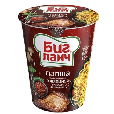 Լապշա «Биг Ланч» 65գր տավարի