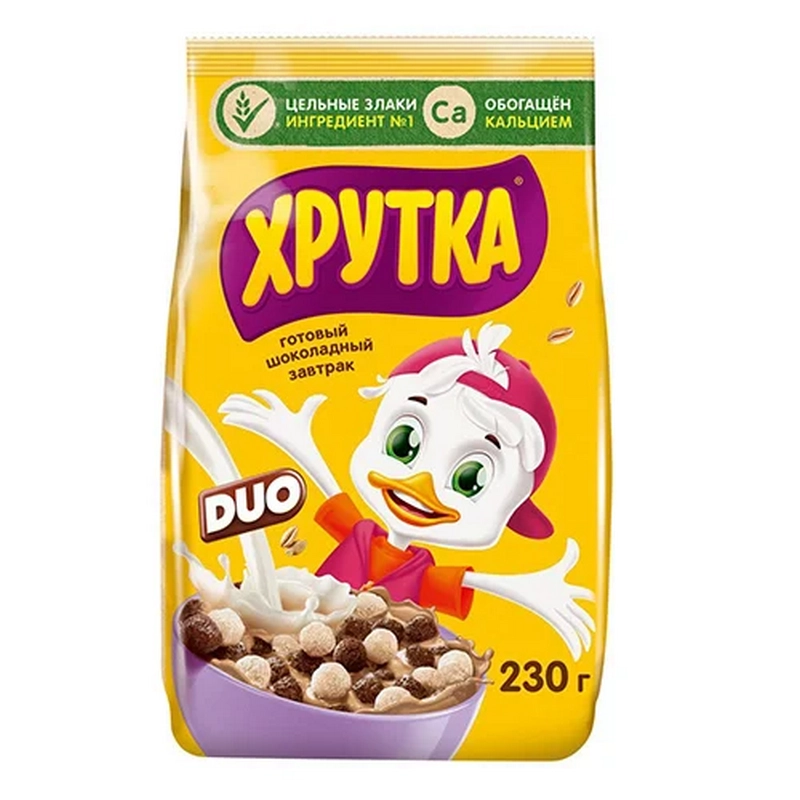 Պատրաստի նախաճաշ «Хрутка» 230գր դուո