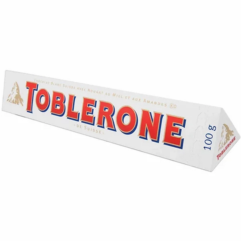 Սպիտակ շոկոլադ «Toblerone» 100գր