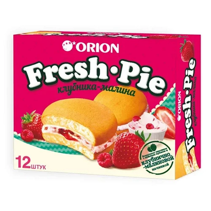 Թխվածք «Fresh•Pie» 300գ ելակ-մալինա