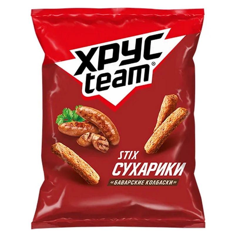 Չորահաց «Хрус team» 60գր բավարական նրբերշիկի