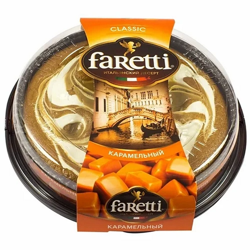 Տորթ «Faretti» 400գր կարամելային Տորթ «Faretti» 400գր կարամելային