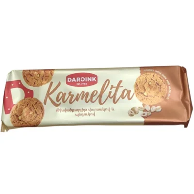 Թխվածքաբլիթ «Karmelita» 250գր վարսակով և պնդուկով