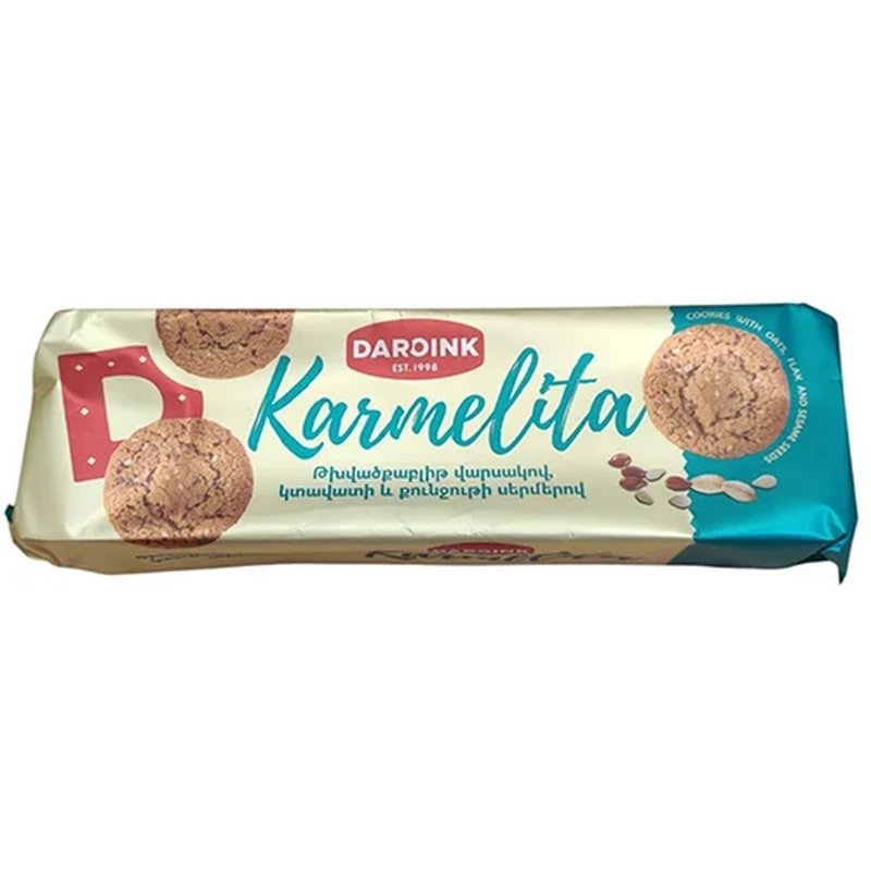 Թխվածքաբլիթ «Karmelita» 250գր վարսակով