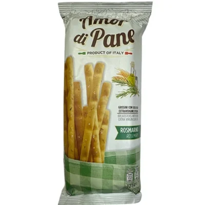Հացե ձողիկներ «Amor di Pane» 125գր hազրեվարդի համով