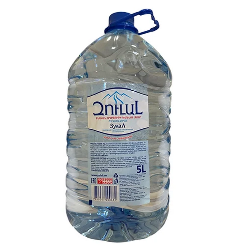 Աղբյուրի ջուր «Զուլալ» 5լ