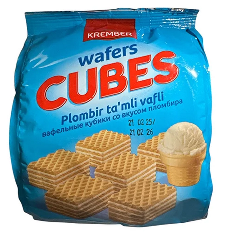 Վաֆլի «Cubes» 125գր պլոմբիր