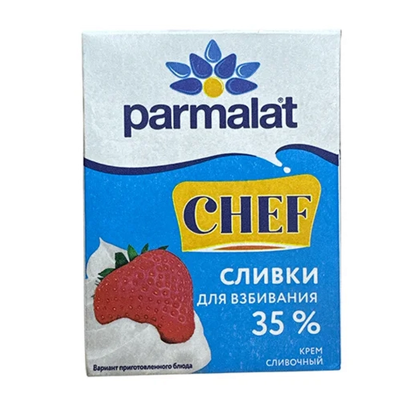 Ուլտրապաստերացված սերուցքային կրեմ «Parmalat» 35% 200գր հարելու համար
