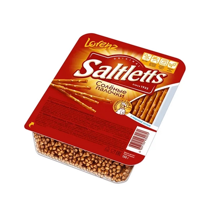 Աղի ձողիկ «Lorenz Saltletts» 150գր