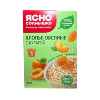 Վարսակի փաթիլներ «Ясно солнышко» 300գր ծիրանաչրով