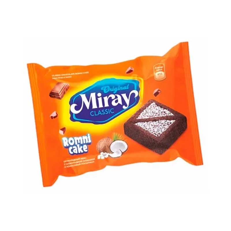 Թխվածքաբլիթ «Miray Romni Cake» 45գր շոկոլադե միջուկով