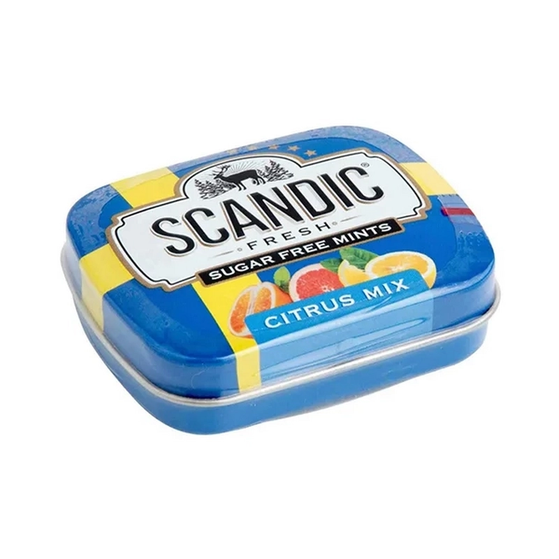 Թարմեցնող կոնֆետ «Scandic» 14գր ցիտրուսային