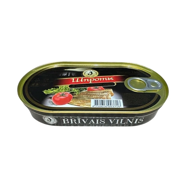 Շպրոտ «Brivais» 190գր տոմատի սոուսով