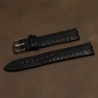 Ժամացույցի գոտի Տղամարդու 18մմ պիթոն սև